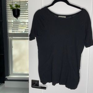 Ragdoll tee, ribbed/raw hem